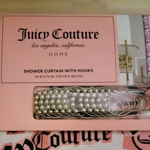 Juicy Couture Pink Shower Curtain Set